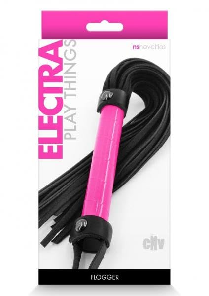 Electra Play Things Flogger Pink - Sensual Adult Toy for Couples & BDSM Play - Perfect for Romantic Nights & Spicing Up Your Relationship