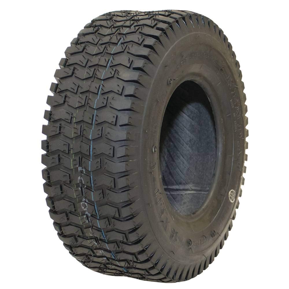 Stens 160-005 13x5.00-6 Turf Rider 2 Ply Black Tire for Lawn Mowers & Garden Tractors - Durable Replacement for Outdoor Equipment