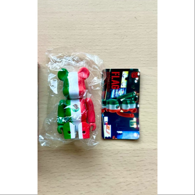 Bearbrick Series 21 FLAG Mexico 100% Collectible Vinyl Art Toy - Limited Edition Mexican Flag Design for Display & Home Decor
