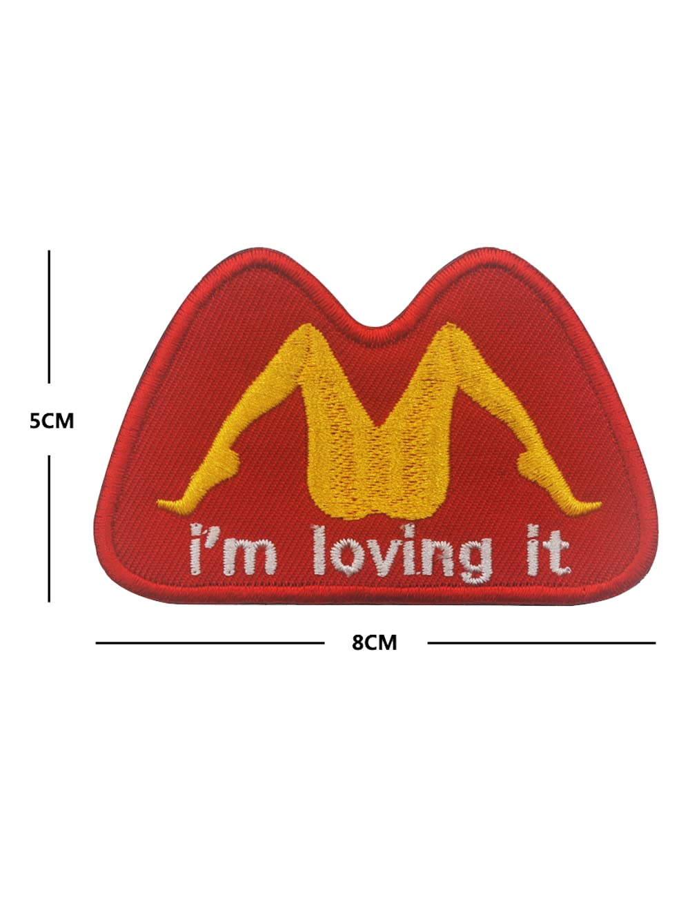 3 PCS Funny Embroidered Morale Patches - A-Style, Sex Instructor & I'm Loving It - Hook and Loop Tactical Patch for Military, Police, Firefighters, Outdoor Enthusiasts - Perfect for Vests, Hats, Backpacks & DIY Projects