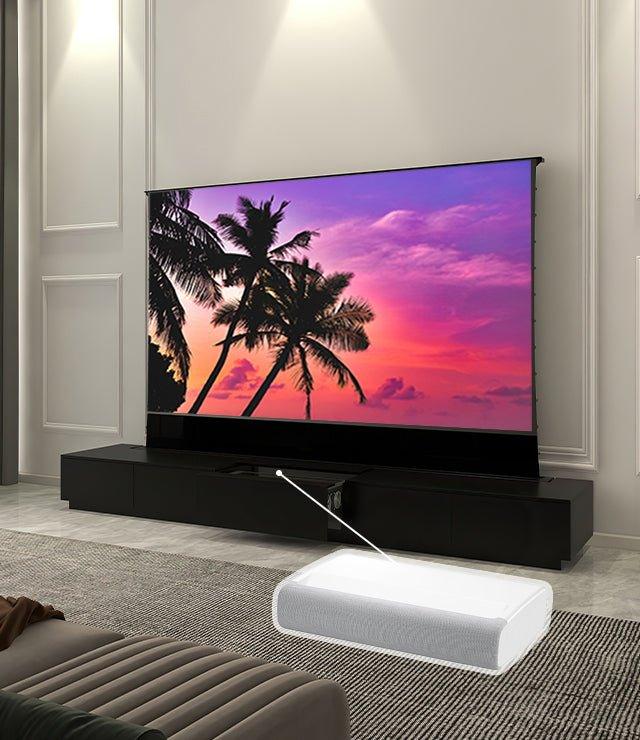 VIVIDSTORM 4K Ultra HD Laser Projector Bundle with 120