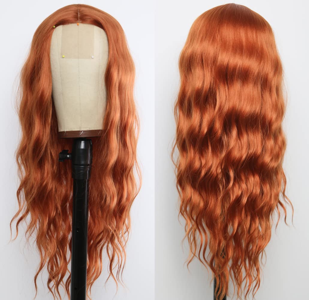 Ginger Orange Lace Front Wigs 24