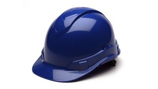Blue Ridgeline Cap Style Hard Hat - ANSI Certified Safety Helmet for Construction & Industrial Work - Durable & Comfortable Head Protection for Outdoor Jobs
