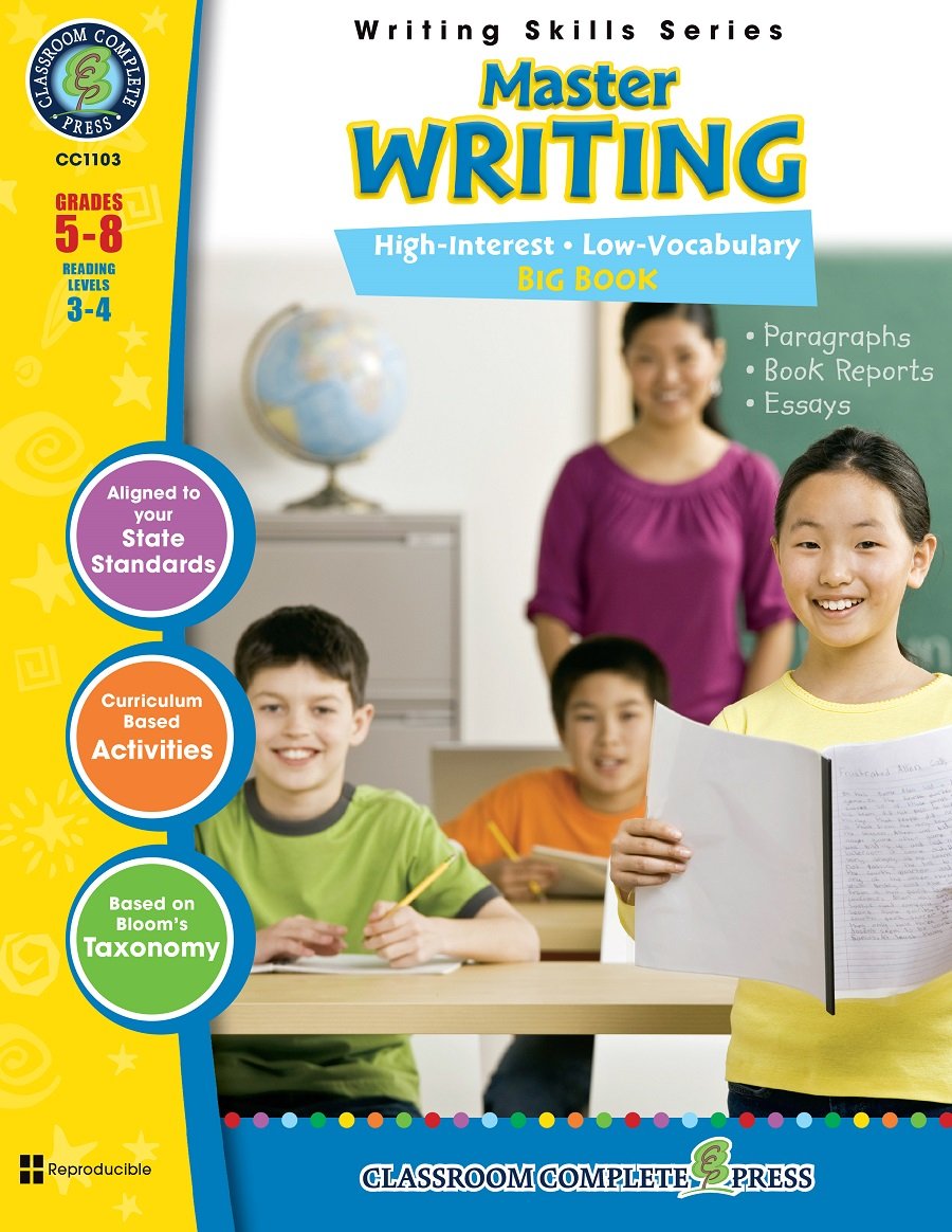 Master Writing Big Book for Grades 5-8 - Improve Writing Skills | Classroom Complete Press Writing Series | Perfect for Homeschooling & Classroom Activities