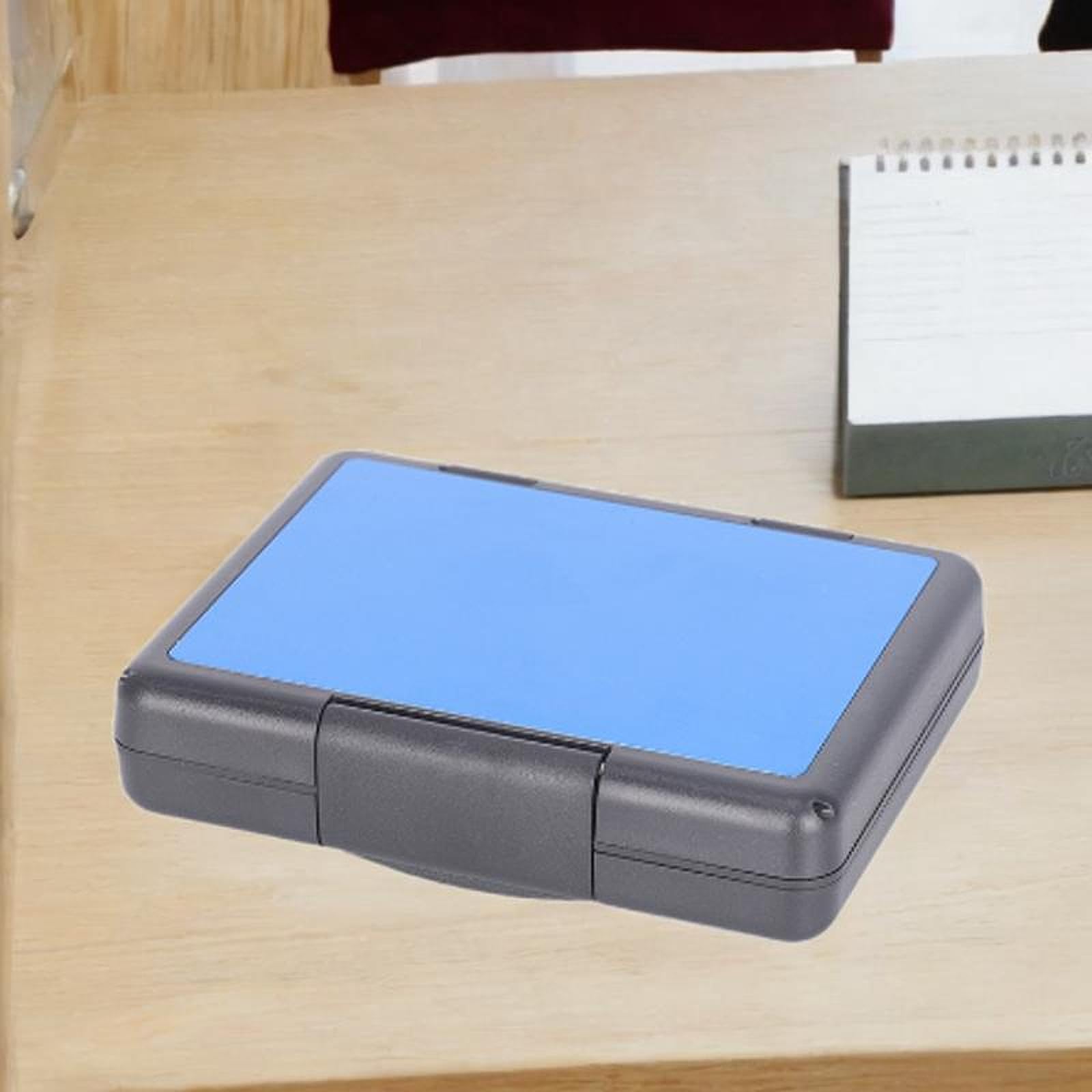 Dickly Memory Cards Holder - Multi Slot Portable Card Organizer Case with Dustproof Protective Cover for SD, Micro SD, CF Cards - Perfect for Photographers, Videographers & Tech Enthusiasts (Blue)