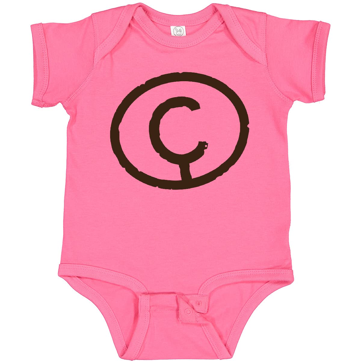 Inktastic Custom Monogram Letter C Baby Bodysuit - Personalized Cotton Onesie for Newborns & Infants - Perfect for Gifts, Photo Shoots & Everyday Wear