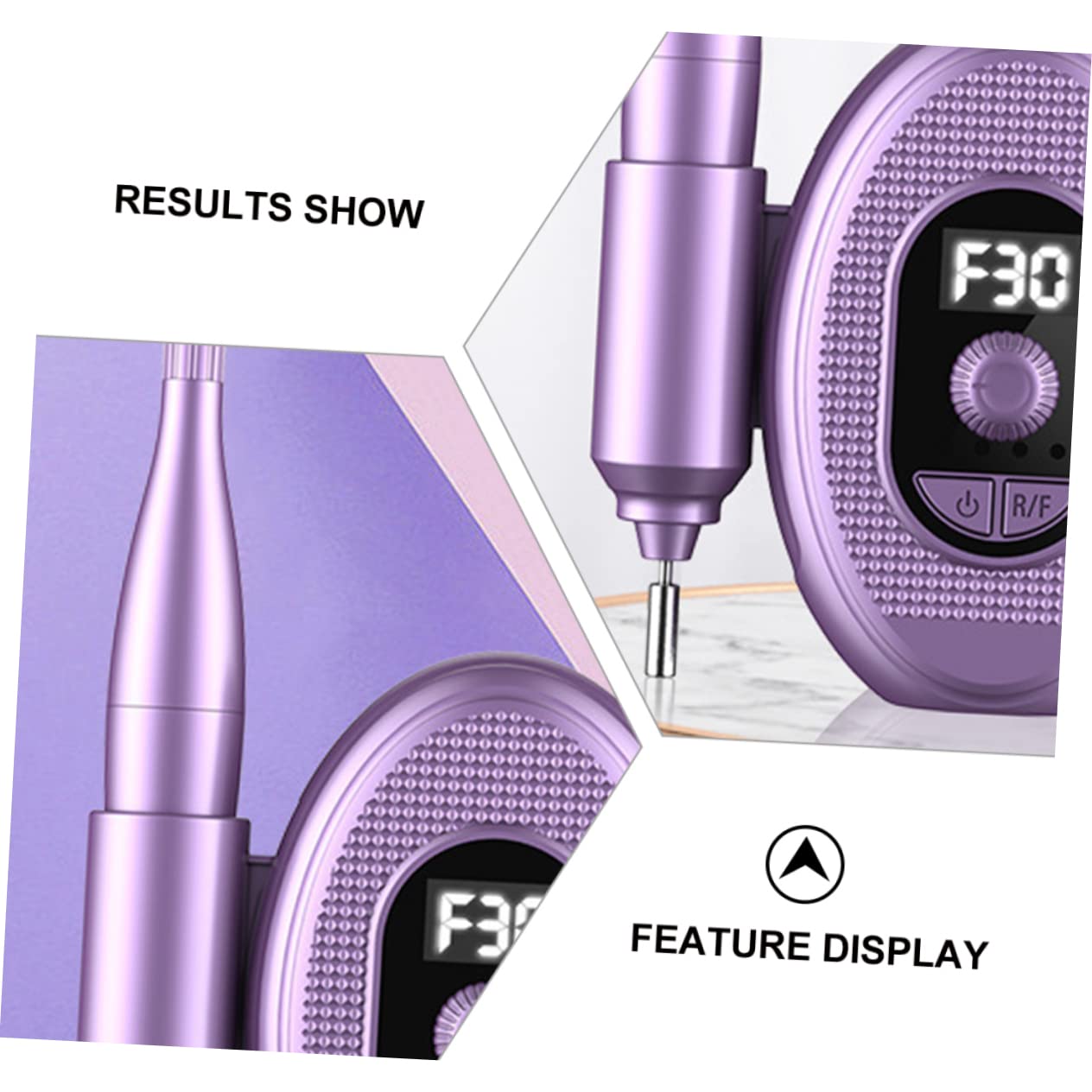 Minkissy Cordless Electric Nail Drill - Professional Nail Filer & Pedicure Machine for Acrylic Nails, Manicure & Nail Prep | Portable Nail Drill Pen for Home & Salon Use