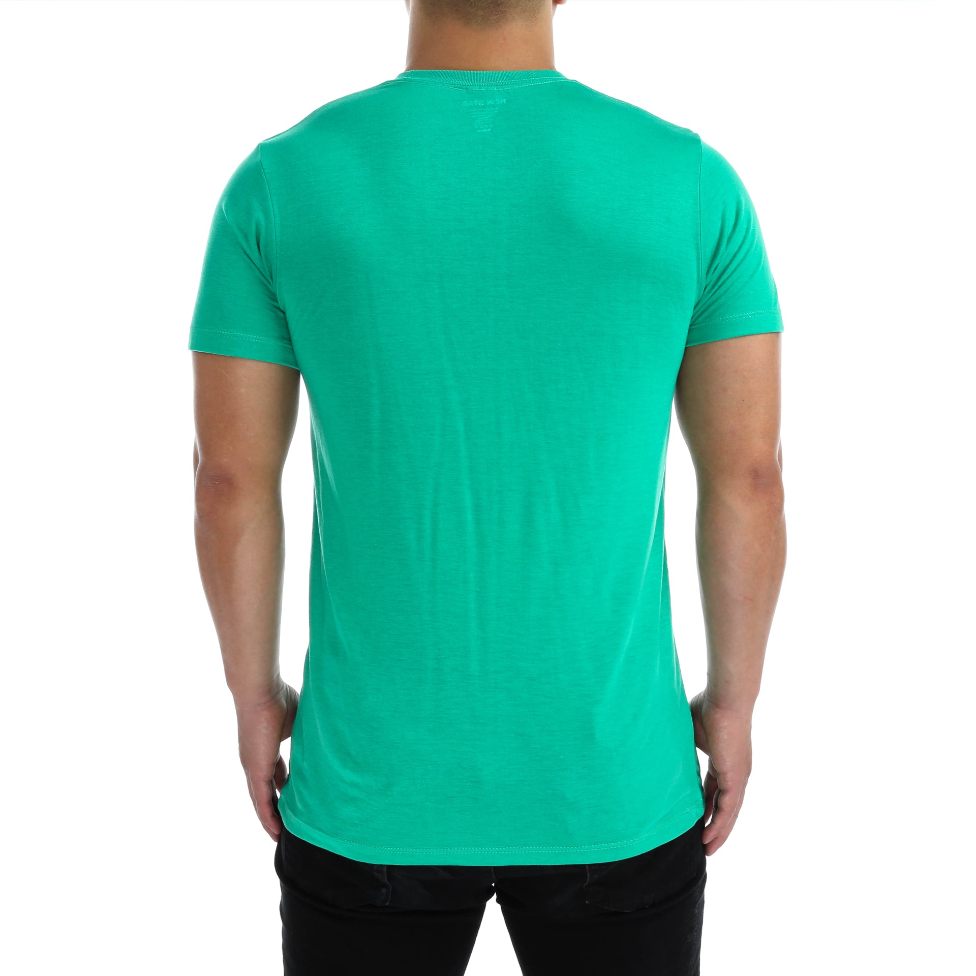 New Star Poly Rayon Short Sleeve Crew Neck T-Shirt - Soft & Breathable Shamrock Green Tee for Men & Women - Perfect for Casual Wear, Gym, and Outdoor Activities