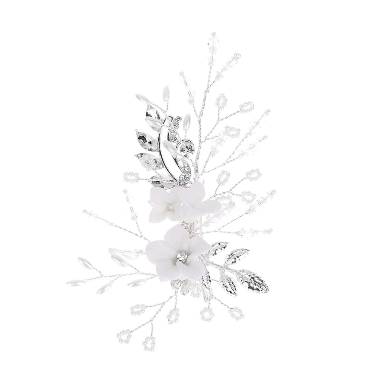 FOMIYES Rhinestone Wedding Hair Clips for Brides - Elegant Crystal Hairpins, Bridal Hair Barrettes & Side Clips - Perfect for Wedding Ceremonies, Bridal Showers, and Formal Events