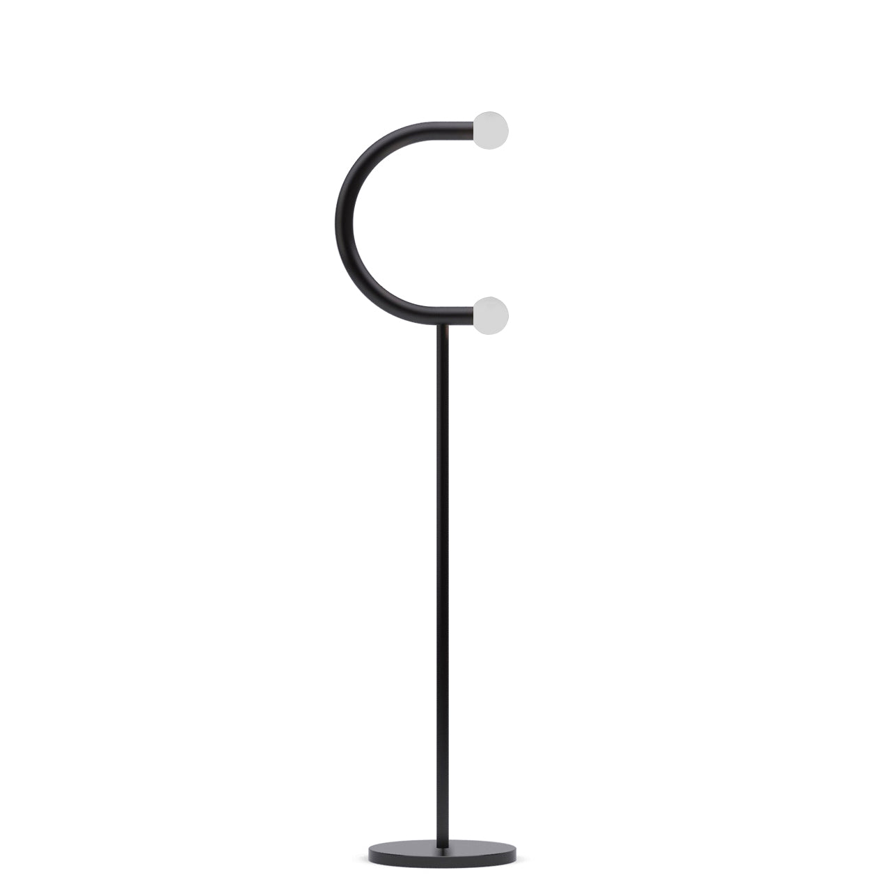 Modern C-Shaped Floor Lamp with Adjustable Height - Bright LED Reading Light for Living Room, Bedroom & Office - Stylish Home Decor Lighting Fixture