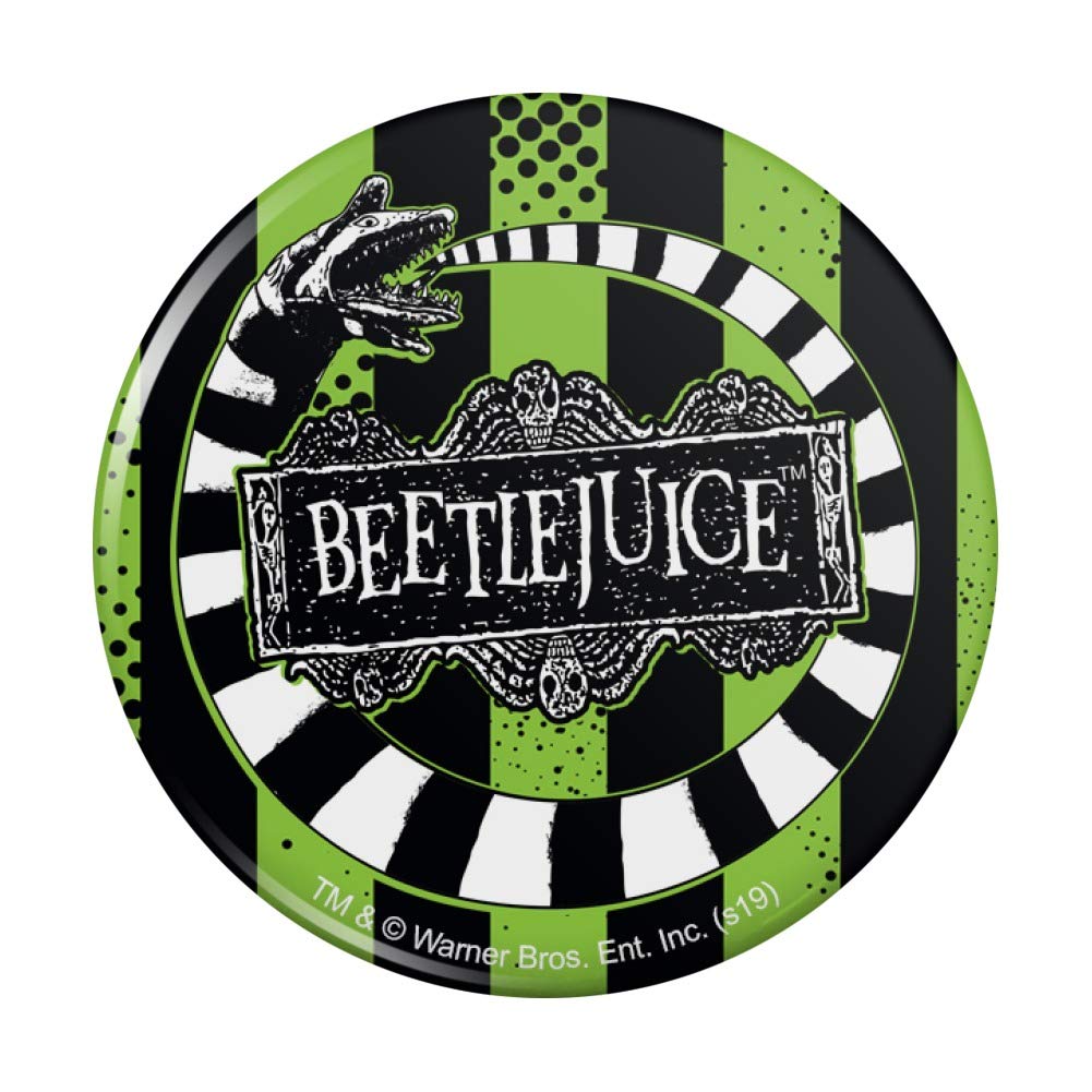 Beetlejuice Beetle Worm Kitchen Refrigerator Magnet - Fun Novelty Button Magnets for Fridge, Lockers & Office Decor - Perfect for Halloween, Gifts & Home Organization
