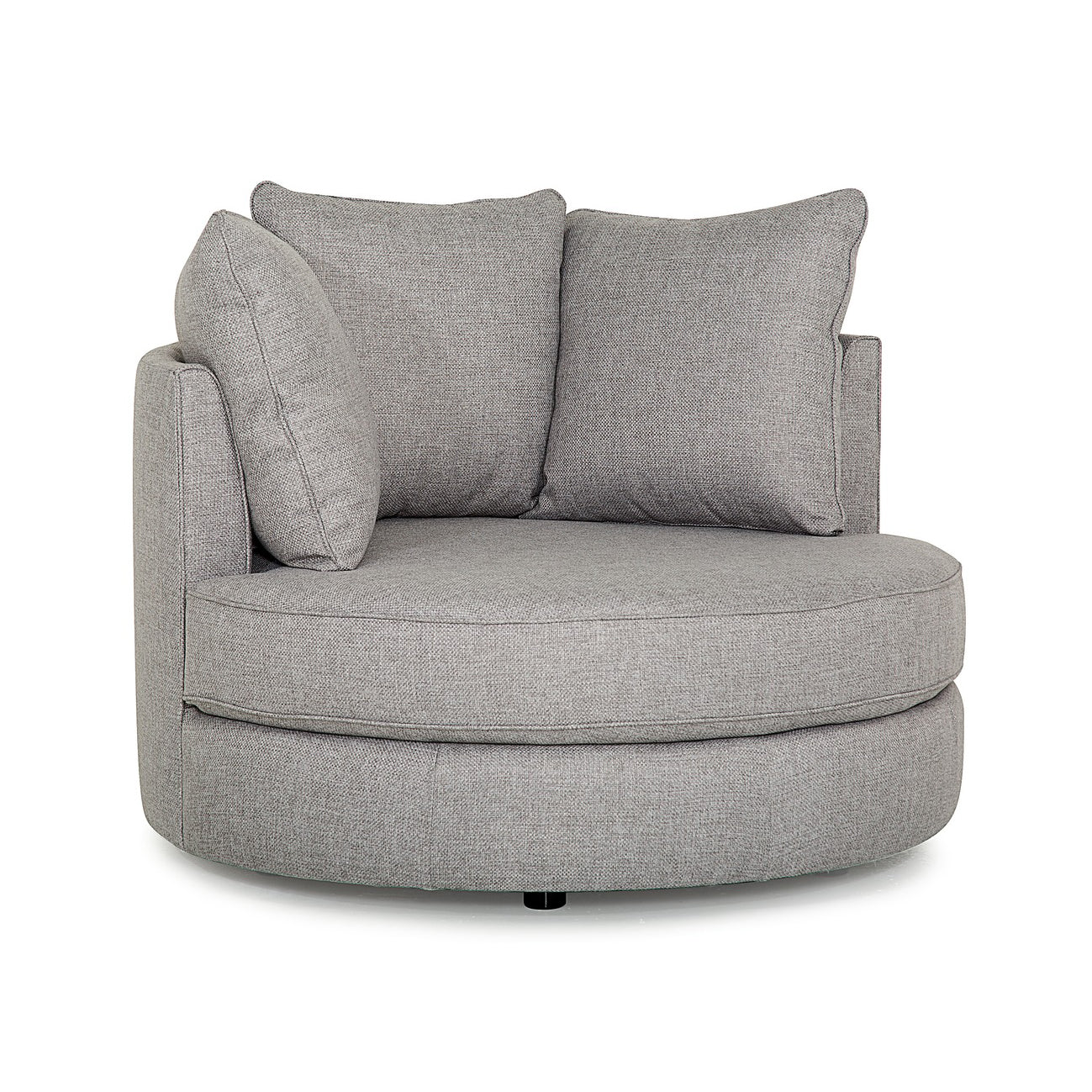 Palliser Swivel Chair Sutton - 360-Degree Rotating Modern Accent Chair for Living Room, Office & Lounge - Comfortable Upholstered Fabric Seat with Sturdy Metal Base