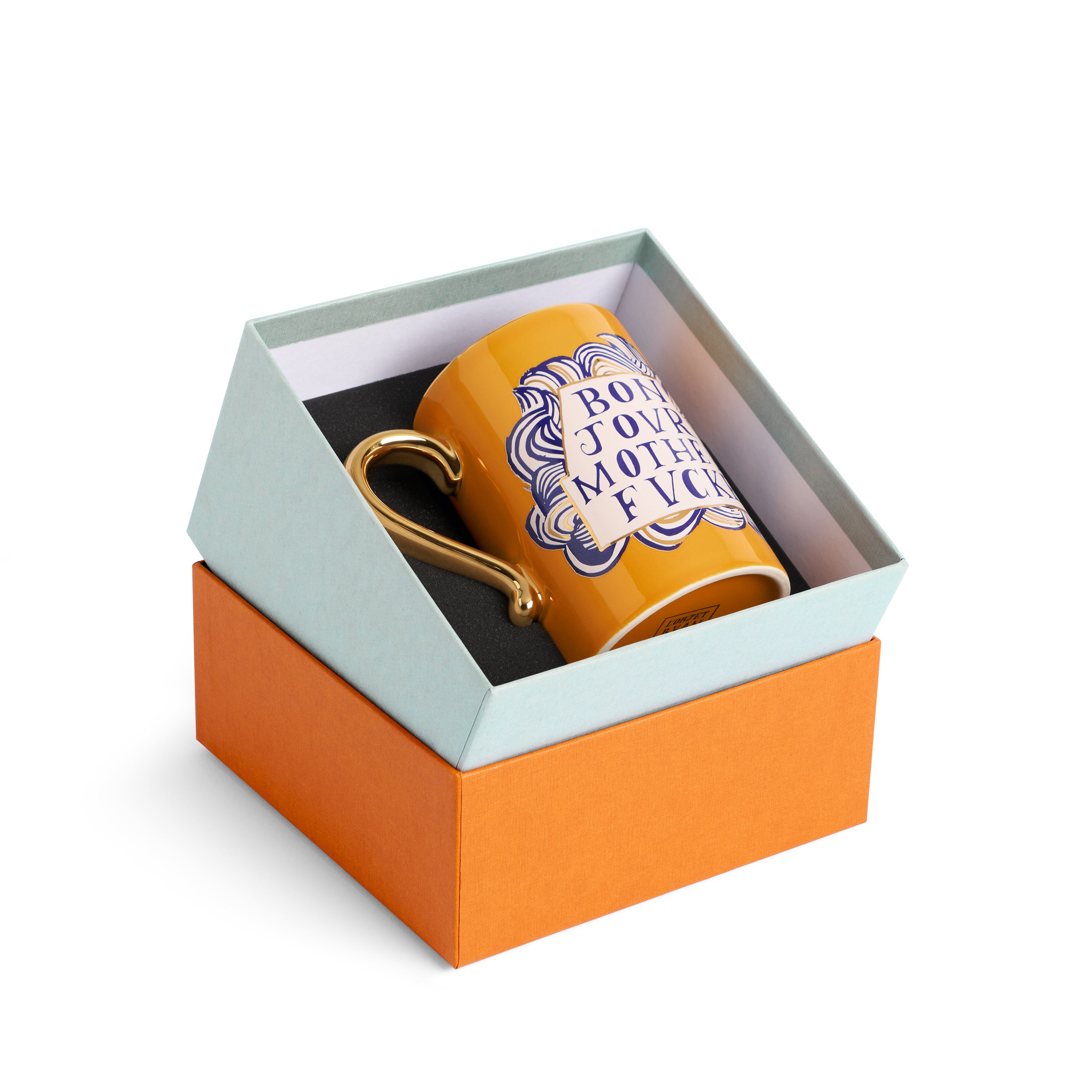 Ruan Hoffmann Mother Fucker Mug - Unique Ceramic Coffee Cup for Home & Office Use - Perfect Gift for Art Lovers and Humor Enthusiasts