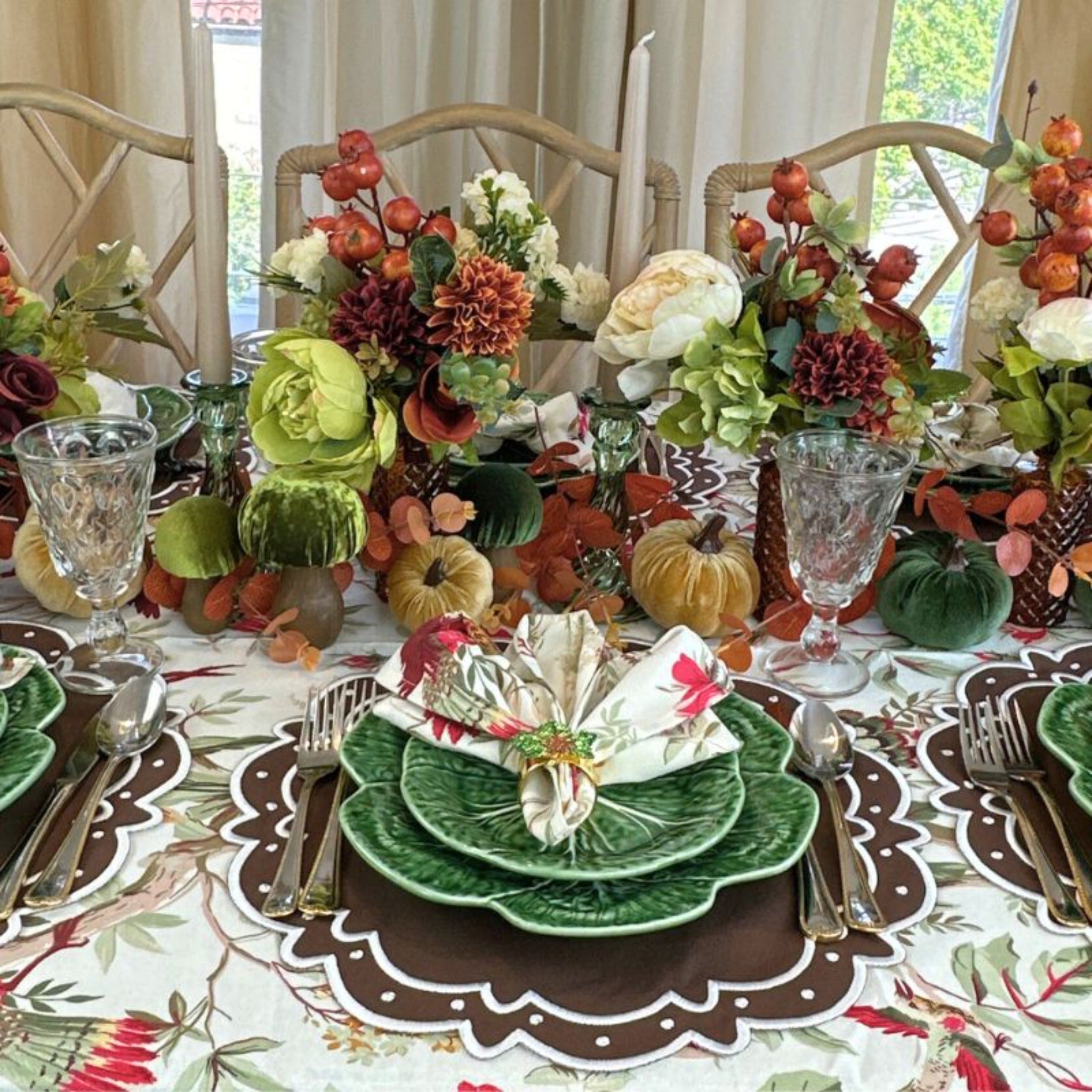 Premium Dark Cocoa Ava Placemats Set of 4 - Waterproof & Heat-Resistant Table Mats for Dining, Kitchen, and Party Decor - Elegant Home & Restaurant Tableware Accessories