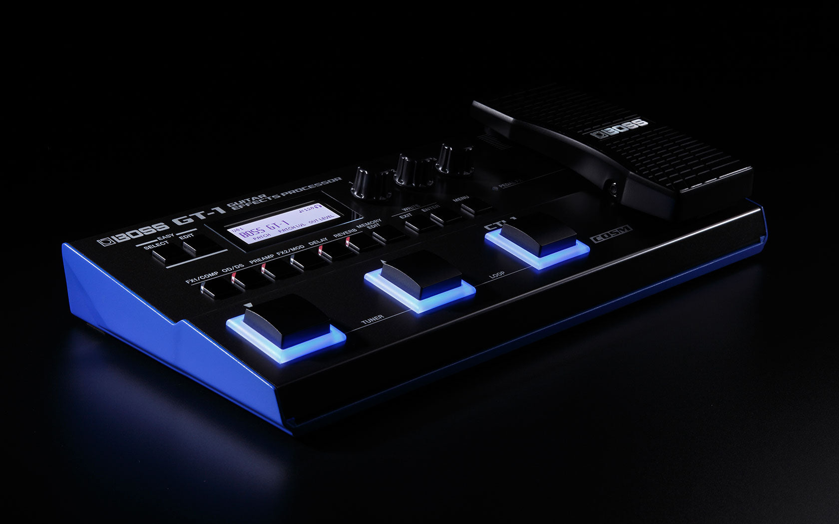 Boss GT-1 Guitar Effects Processor - Professional Multi-Effects Pedal for Electric Guitar - Perfect for Live Performances & Studio Recording