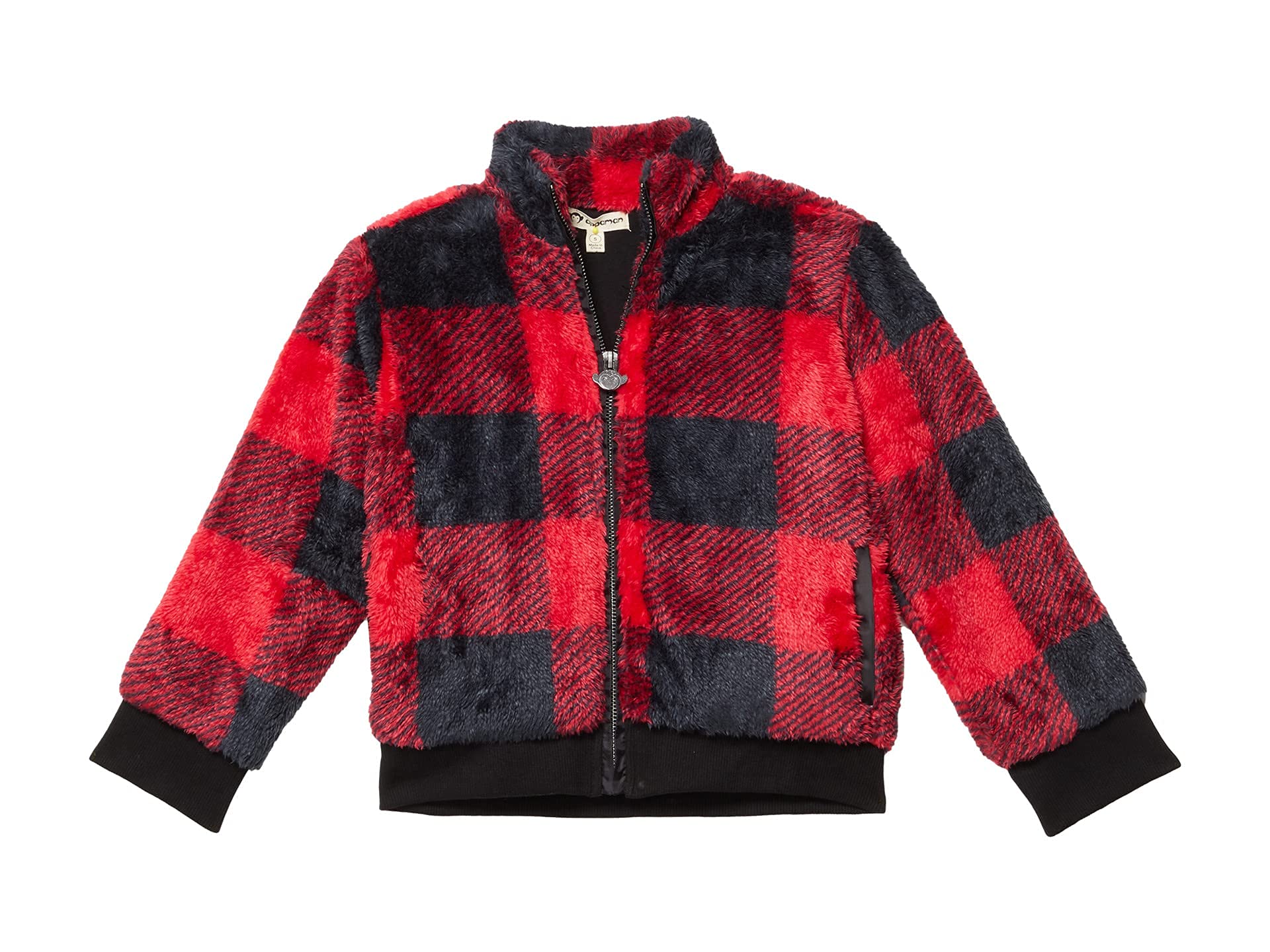 Appaman Boys' Woodland Buffalo Plaid Fleece Jacket - Warm Winter Coat for Toddler, Little & Big Kids | Outdoor Play, School, Family Adventures
