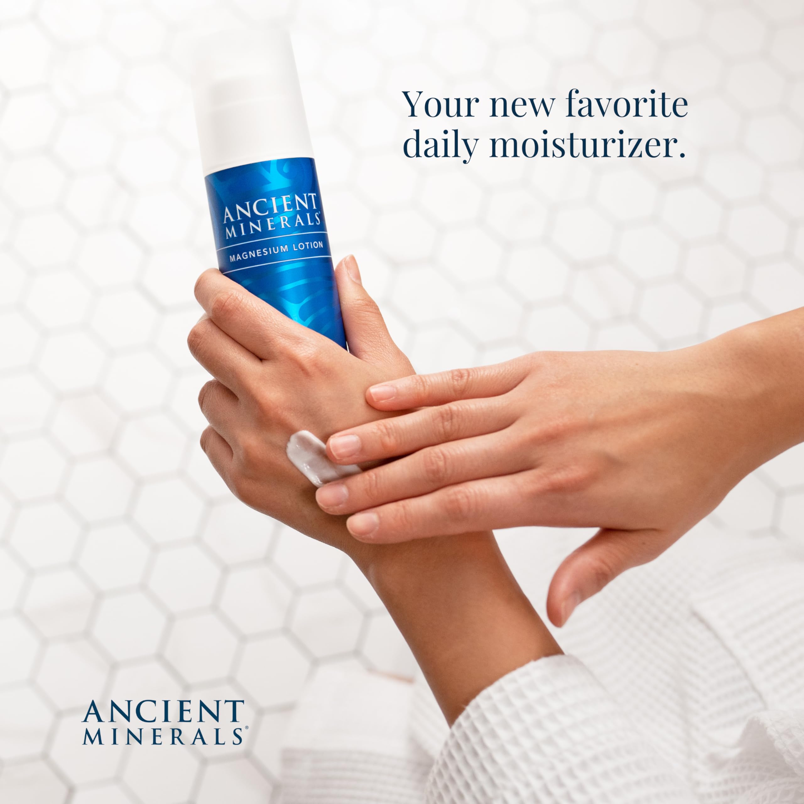 Ancient Minerals Magnesium Lotion - High Concentration Zechstein Topical Magnesium Chloride (5oz) for Muscle Relaxation, Sleep Support & Skin Hydration - Perfect for Athletes, Stress Relief & Nighttime Routine