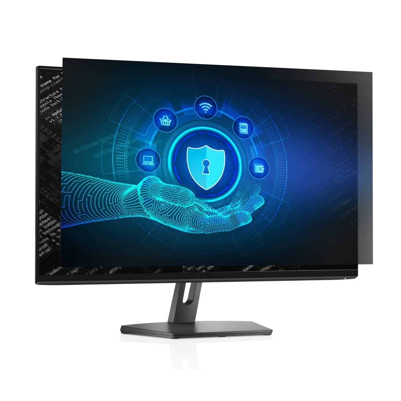 24-32 Inch Widescreen Monitor Privacy Filter - Anti Glare, Anti Scratch Screen Protector for 16:9 Aspect Ratio (Fits 27