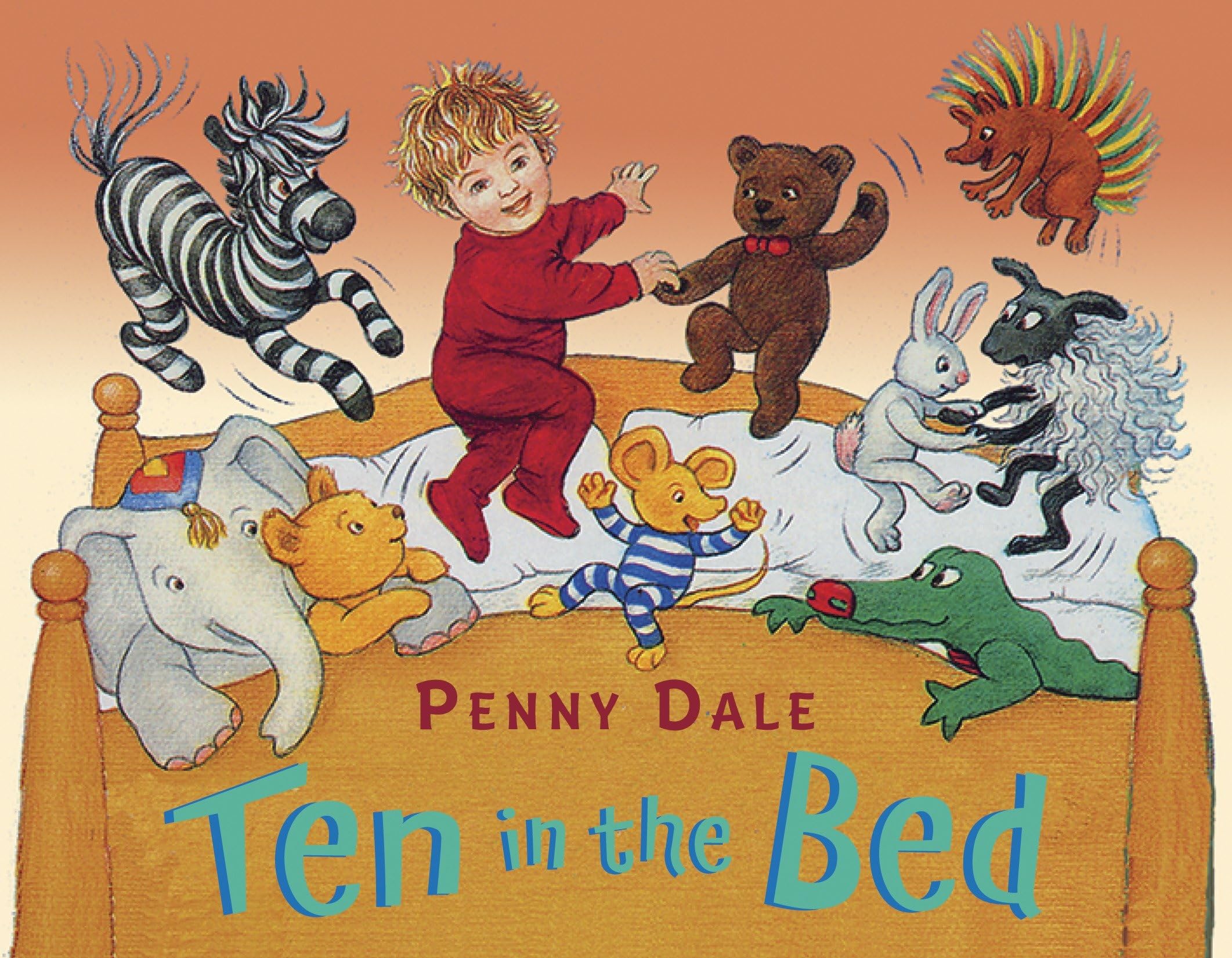 10 in the Bed - Soft Plush Stuffed Animals for Kids | Nursery Decor, Toddler Playtime & Storytime Cuddles