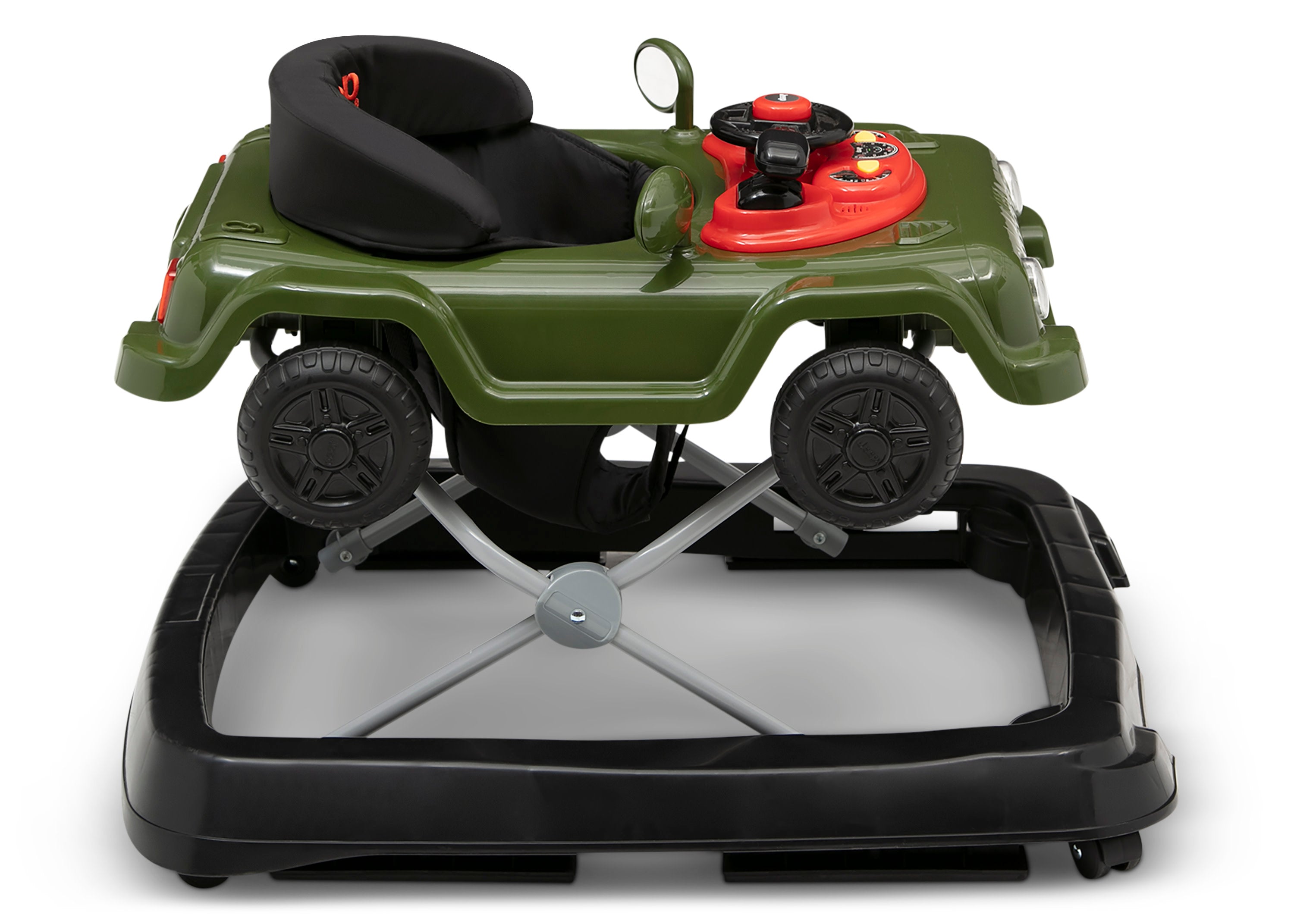 Jeep® Classic Wrangler Activity Walker for Babies - Sturdy 3-Wheel Design with Adjustable Height | Perfect for Indoor & Outdoor First Steps, Learning to Walk, and Toddler Playtime