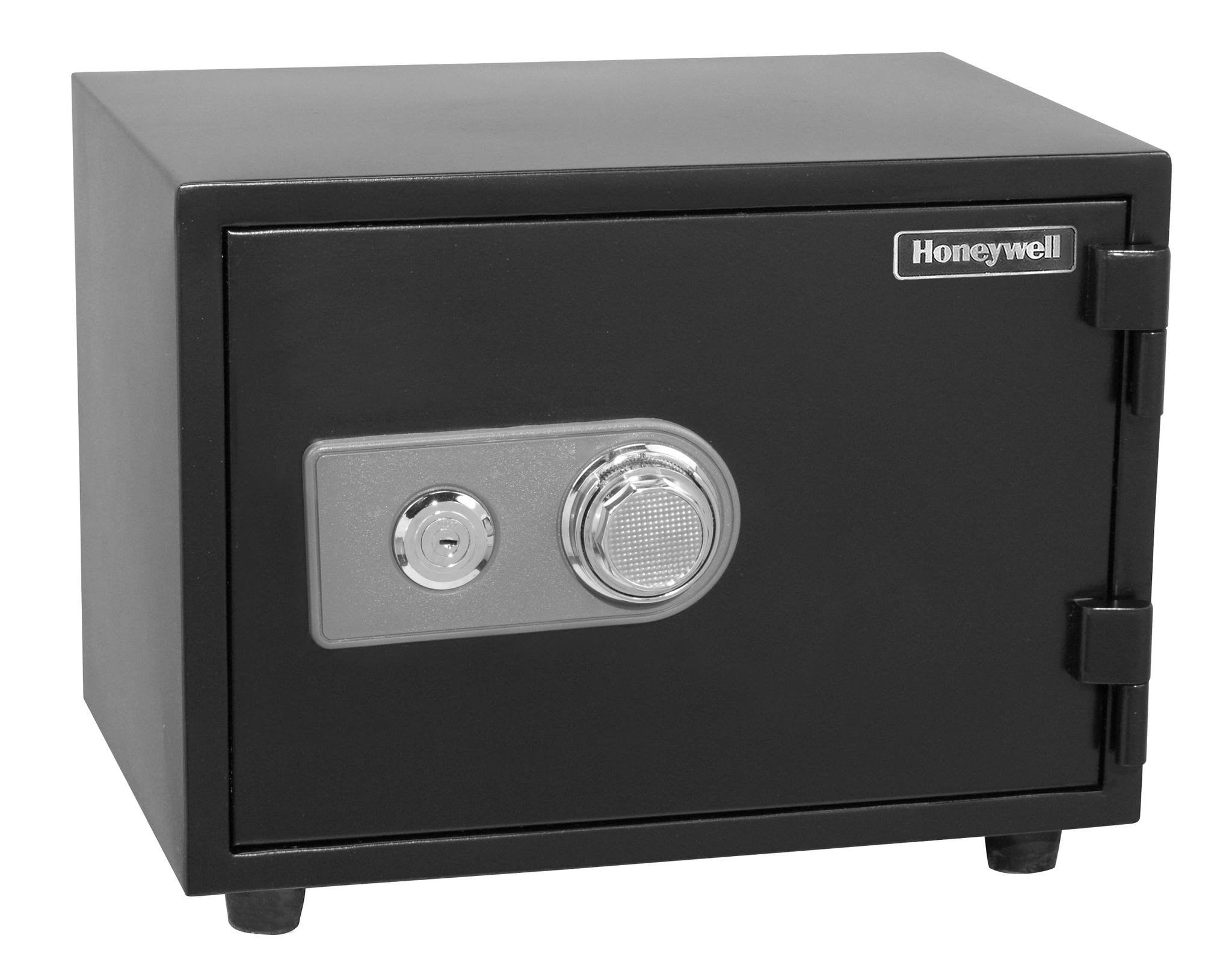 Honeywell 2102 Fireproof Waterproof Steel Safe Box - Secure Documents, Cash & Valuables for Home or Office Use