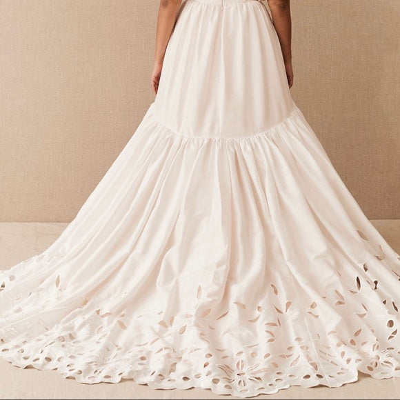 BHLDN Marina Gown - Elegant Lace Wedding Dress for Brides | Perfect for Beach Weddings & Romantic Ceremonies