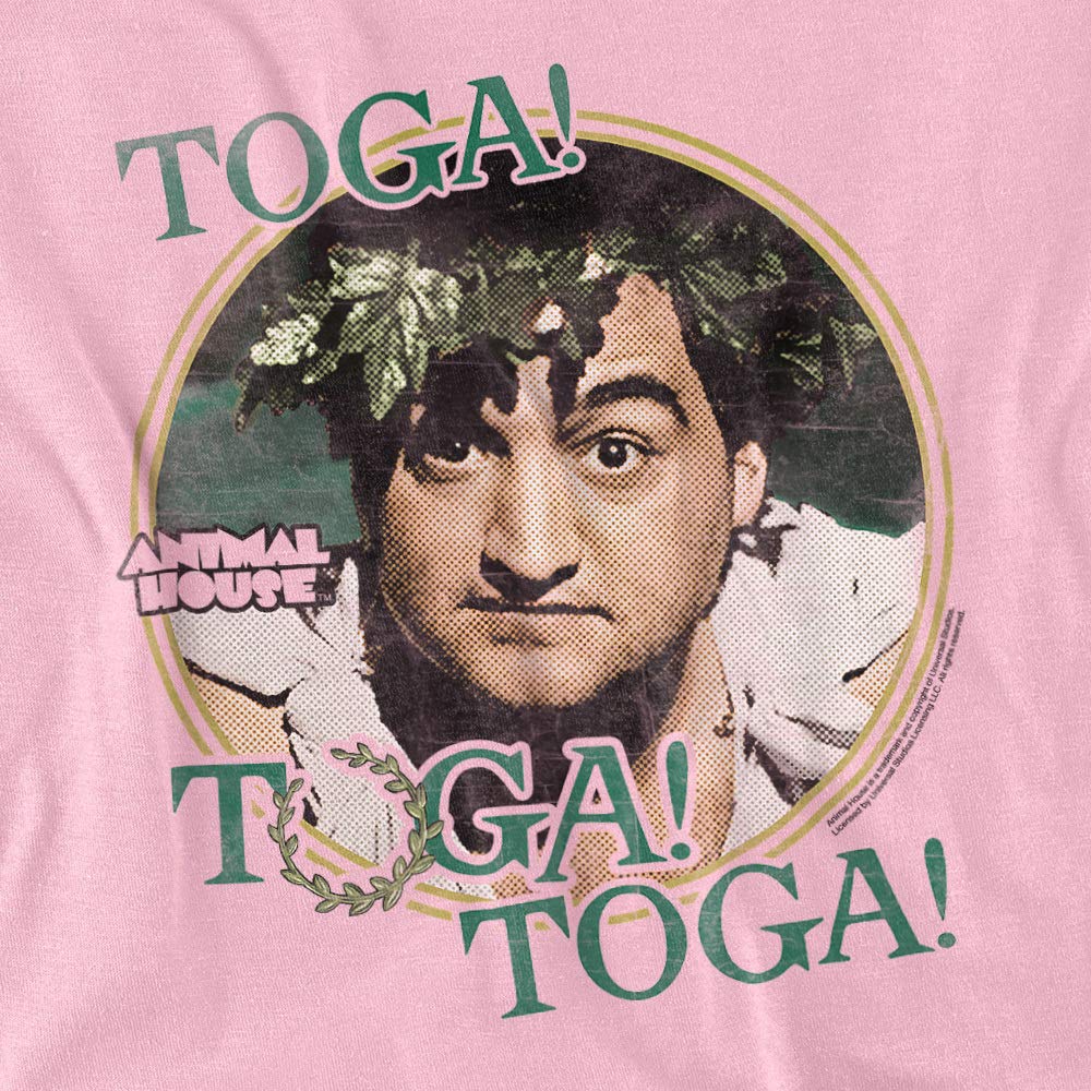 Animal House Toga Unisex Adult T-Shirt - Classic Movie Inspired Costume for Halloween, College Parties & Themed Events