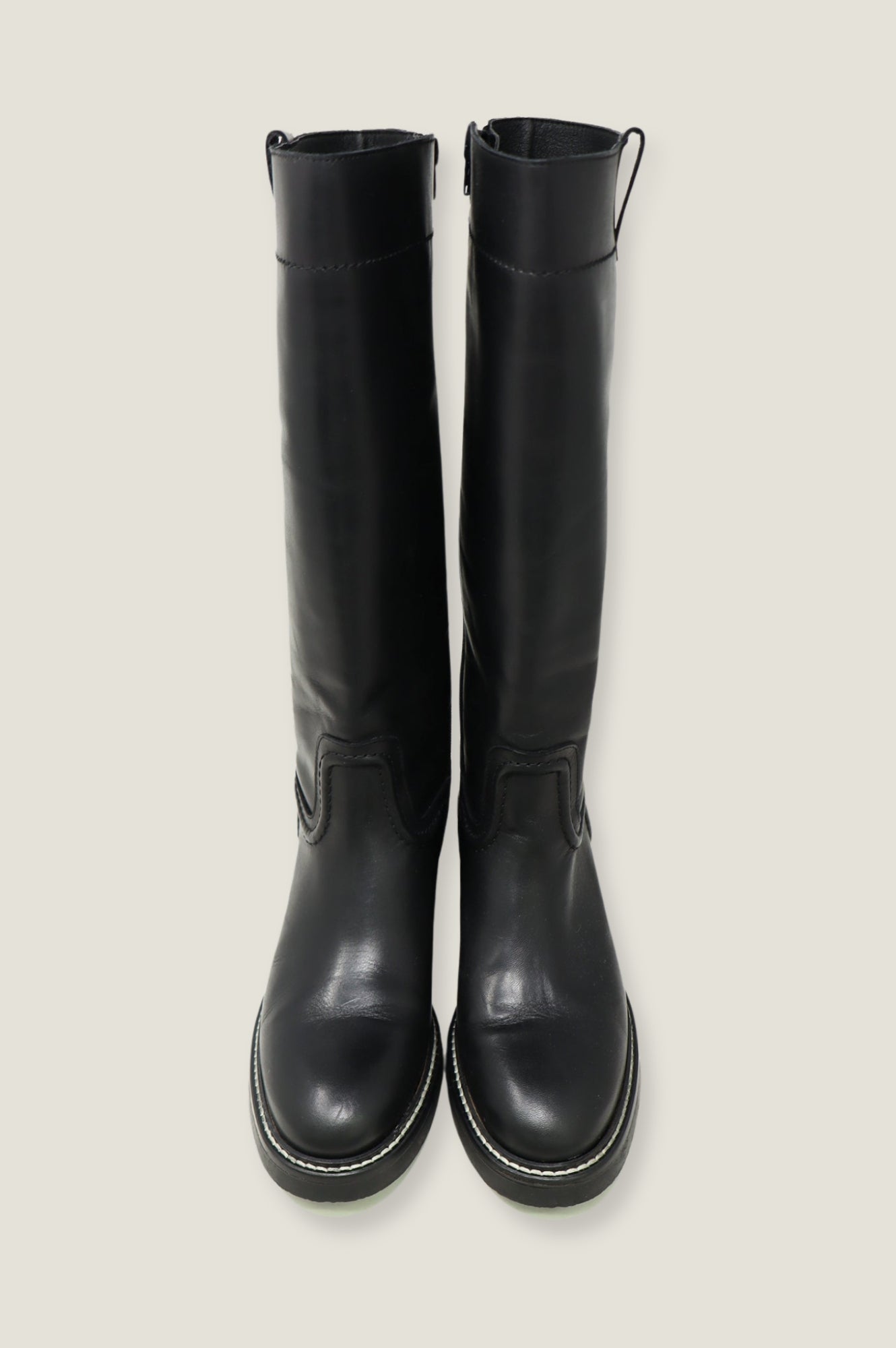 ALPE Trento Women's Knee High Leather Boots - Black | Stylish & Comfortable for Winter, Fall & Casual Outfits