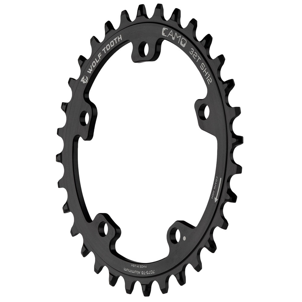 Shimano HG+ Camo Drop Stop Chainring - Durable Mountain Bike Chainring for Smooth Shifting - Perfect for Off-Road Biking and Trail Adventures