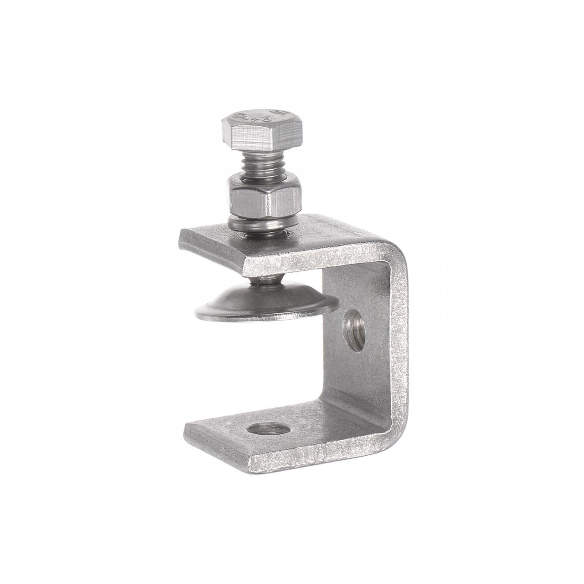 uxcell Stainless Steel C-Clamp 30mm Wide Jaw Opening - Heavy Duty Woodworking, Welding, Building & DIY Projects - Perfect for Home Repair, Furniture Assembly & Workshop Use