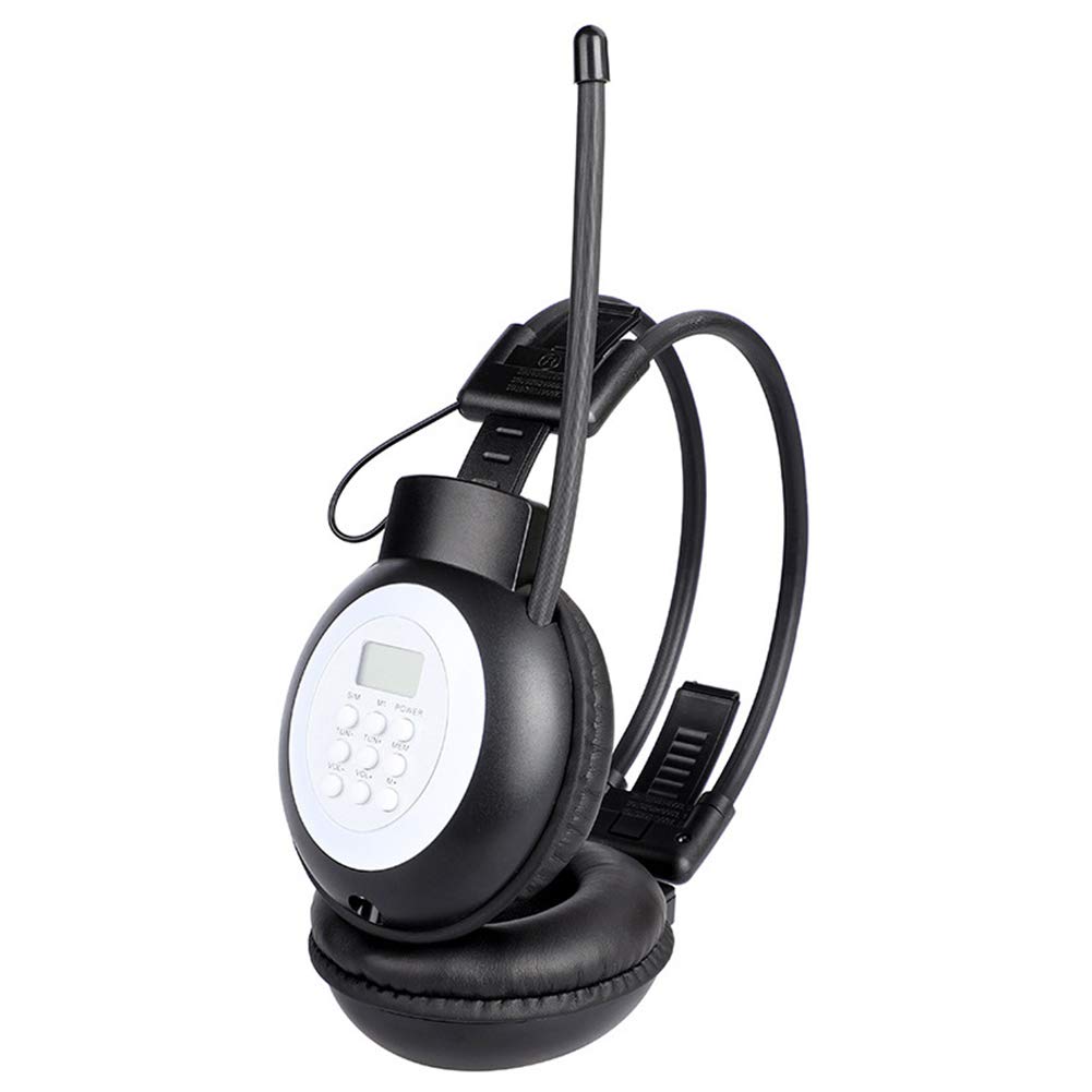 MOVKZACV Portable FM Radio Headphones - Wireless Ear Muffs with Built-in Radio & Superior Reception for Walking, Jogging, Work & Music - Perfect for Outdoor Activities, Commuting & Relaxation