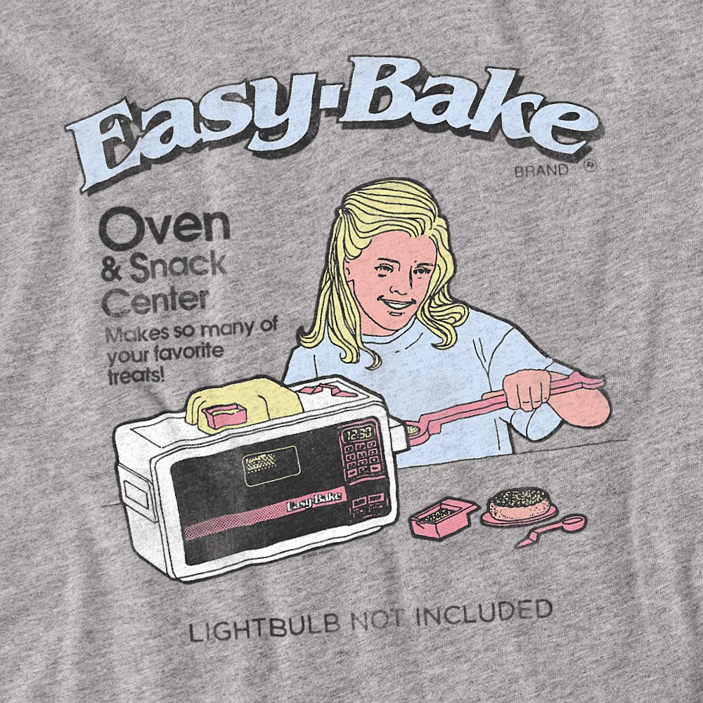 Easy Bake Oven Lightbulb Not Included - Funny Unisex T-Shirt for Men & Women | Baking Enthusiast Gift, Retro Kitchen Humor Apparel