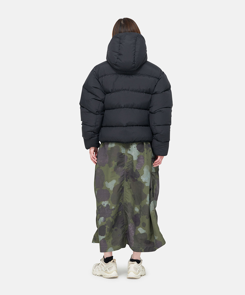 Gramicci x and wander Women's Down Jacket - Lightweight Warm Winter Coat for Outdoor Adventures & Urban Style