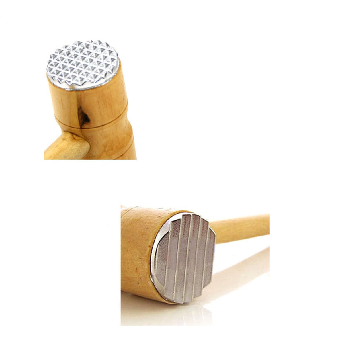 OUNONA Meat Tenderizer Hammer - Double Sided Mallet Tool for Tenderizing Steak, Beef, Pork & Chicken - Perfect for Grilling, BBQ & Home Cooking
