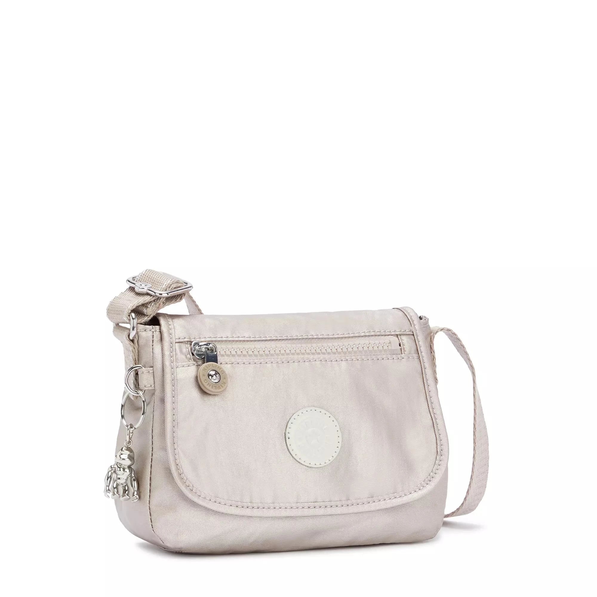 Kipling Sabian Metallic Crossbody Mini Bag - Stylish Small Shoulder Purse for Women | Perfect for Travel, Shopping & Everyday Use (Metallic Glow)