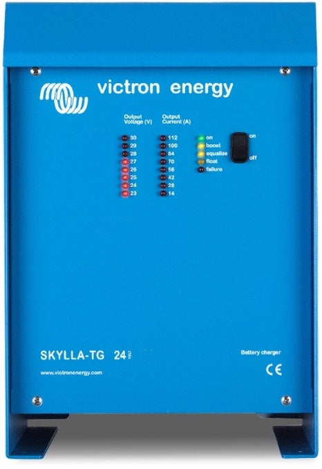 Victron Energy Skylla TG 24/30(1+1) 230V Battery Charger - High Power Marine & RV Charging Solution for Boats, Campers, and Off-Grid Power Systems