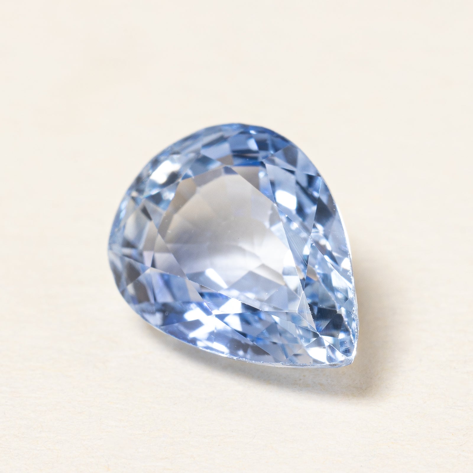 2.86ct Pear Cut Loose Ceylon Sapphire Gemstone - Natural Blue Sapphire for Jewelry Making, Engagement Rings & Fine Collections