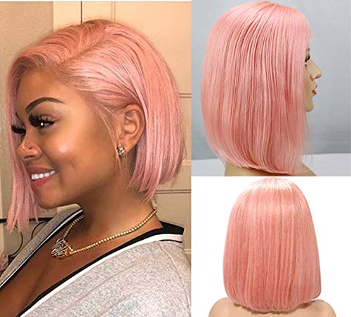 #Peach Pink 13x4 Lace Front