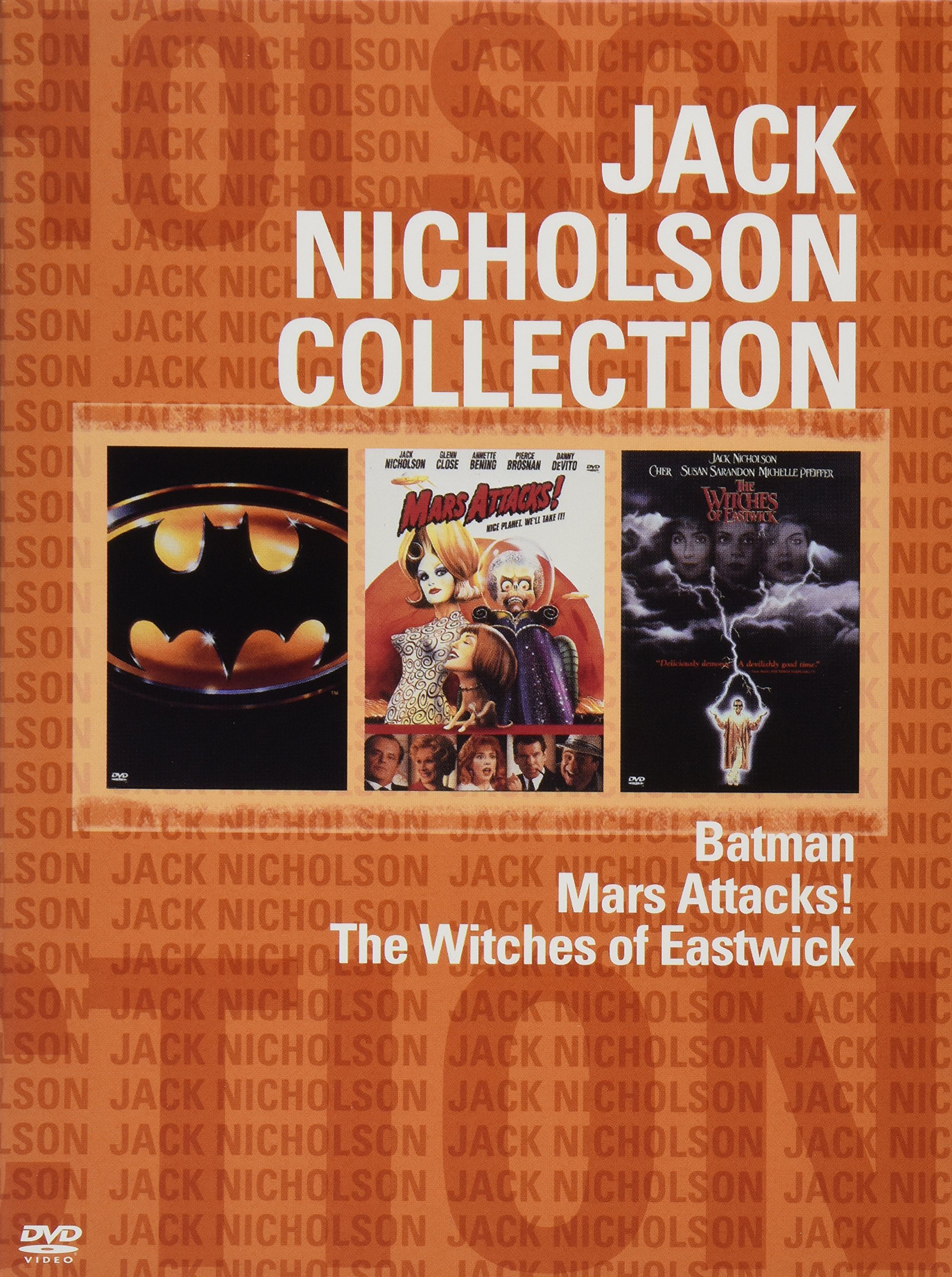 Jack Nicholson Movie Collection - Batman, Mars Attacks, Witches of Eastwick for Film Fans