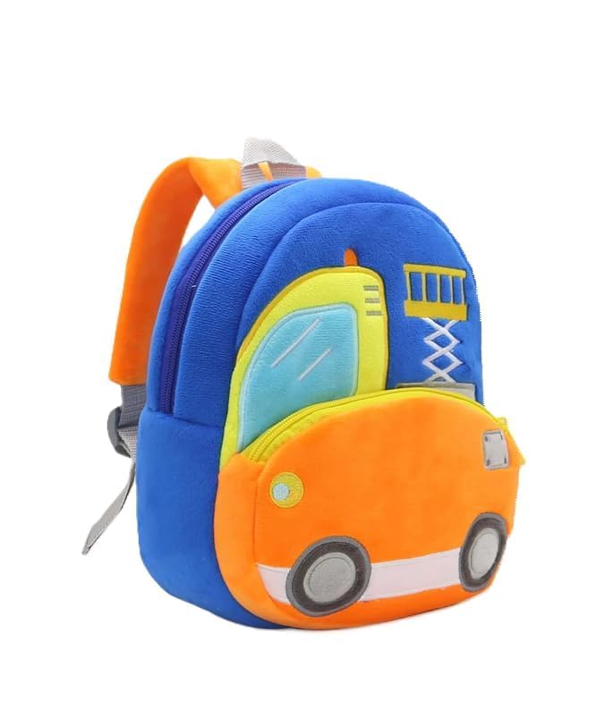 **Cute Plush Cartoon Toddler Backpack for Boys & Girls Ages 1-5 - Lightweight Mini Preschool Bag for Nursery, School, Picnic & Travel**    *(Perfect for Daycare, Kindergarten, Playdates & Family Outings - Adorable & Durable Kids' Travel Companion)*