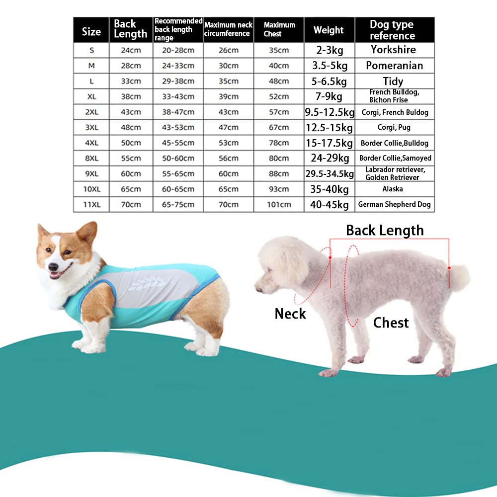 Dog Cooling Vest - Breathable Summer Pet Clothes for Small, Medium & Large Dogs | Corgi Puppy Shirts | UV Protection & Heat Relief | Perfect for Outdoor Walks, Beach Trips & Hot Weather (Pink, Size S)