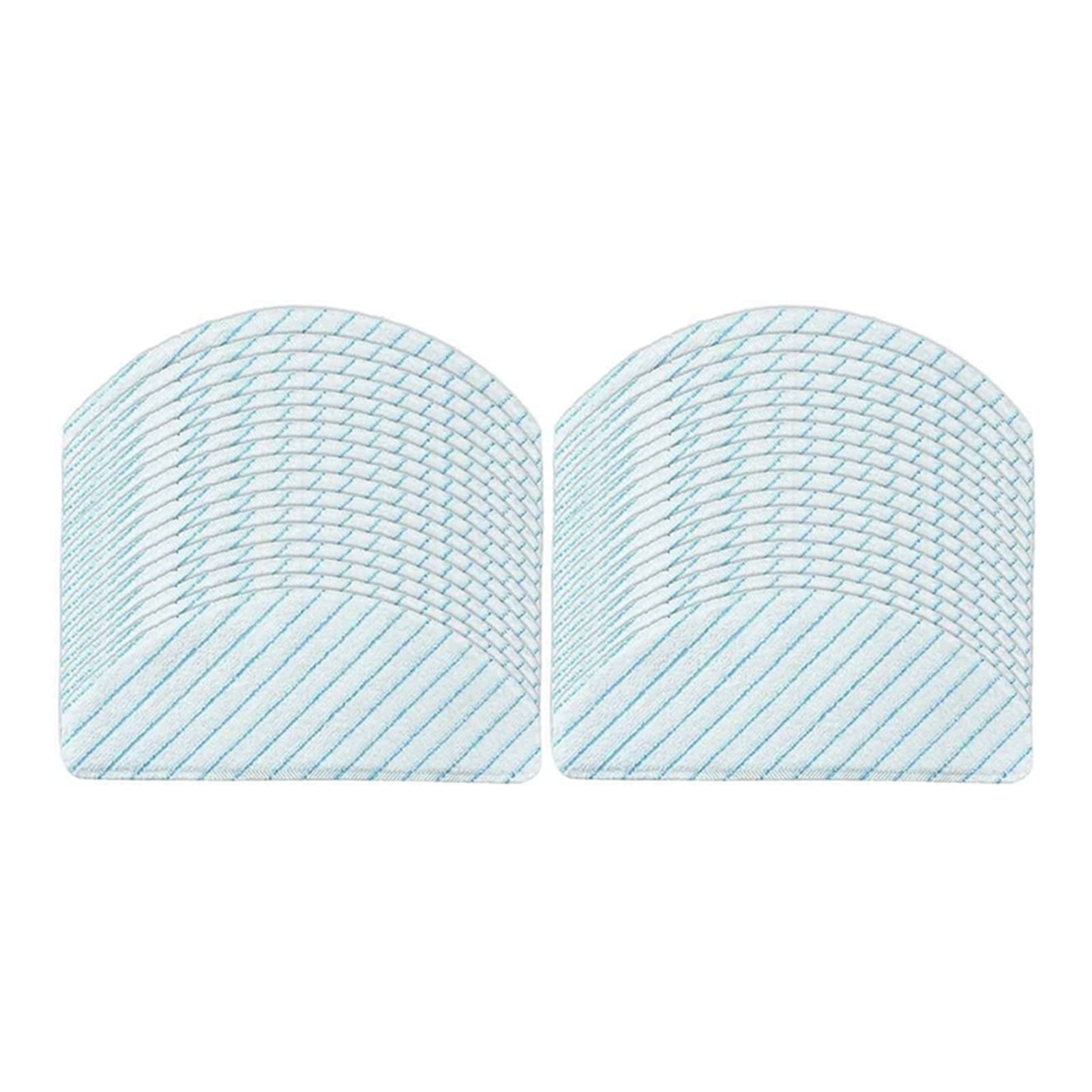 Segert 240Pcs Microfiber Mopping Pads for ECOVACS DEEBOT OZMO T8/T9/AIVI Robot Vacuum Cleaner - Washable Reusable Mop Cloth Rags for Hardwood & Tile Floor Cleaning (Burgundy) - Perfect for Daily Home Cleaning & Pet Hair Removal