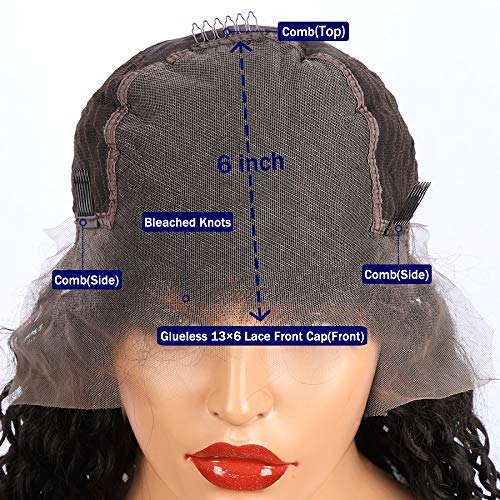 13x6 Lace Frontal Burgundy Human Hair Wigs - 150% Density Loose Wave Style with Baby Hair for Black Women (14 Inch) | Perfect for Daily Wear, Parties & Special Occasions
