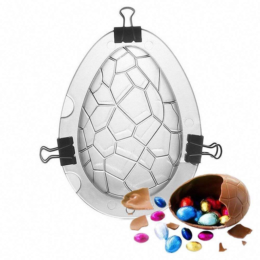 Boddenly 3D Egg Chocolate Cake Fondant Mold - Non-Stick Food Grade Silicone Baking Pan for Cake Decorating, Sugar Craft & Dessert Making | Perfect for Birthday Cakes, Easter Treats & DIY Baking Projects