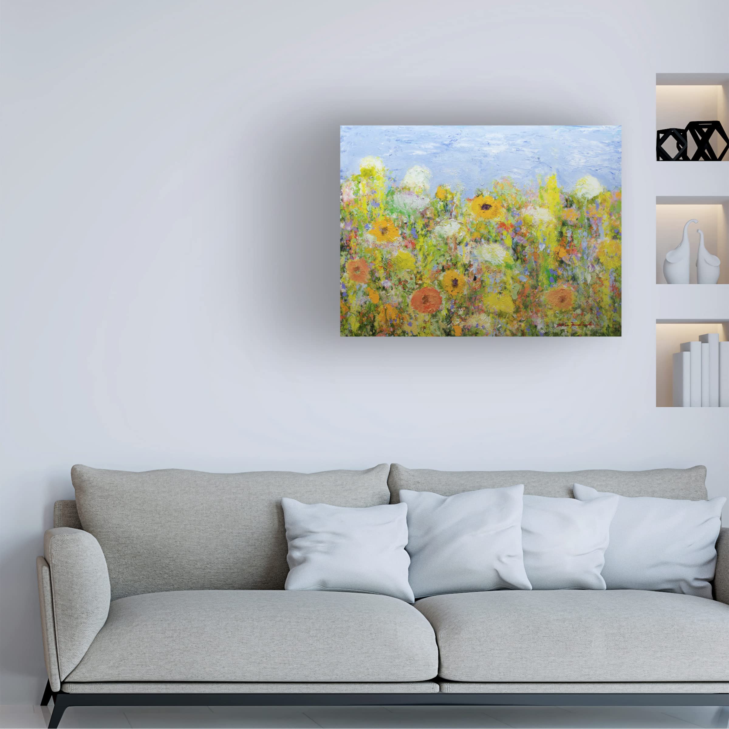 Trademark Fine Art 'Dandelion Dust' Canvas Wall Art Print by Allan Friedlander - Perfect for Living Room, Bedroom & Office Decor