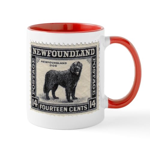 White/Red Inside - Newfoundland Stamp Mug
