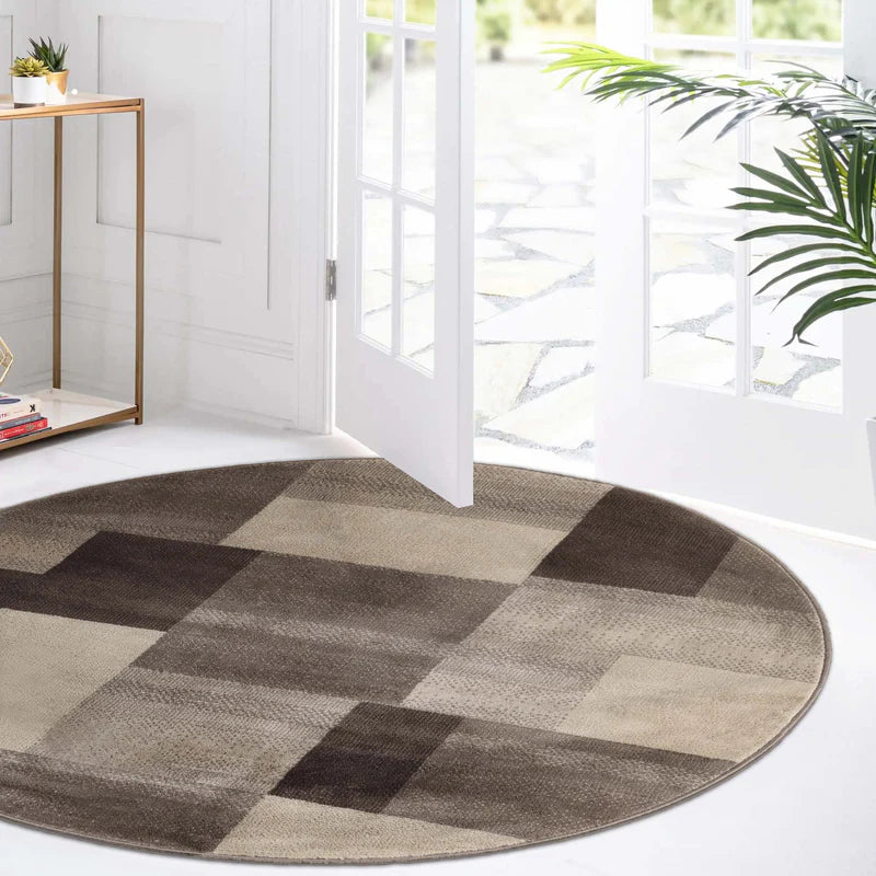 Clifton Modern Geometric Patchwork Area Rug or Runner Rug - Stylish Home Decor for Living Room, Bedroom & Office - Soft & Durable Floor Covering