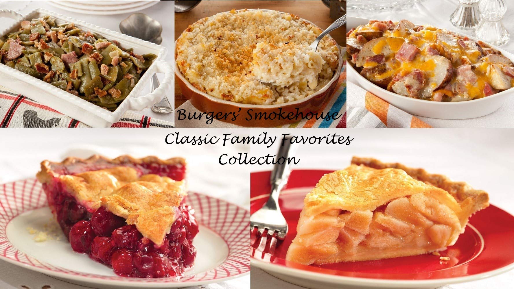 Burgers' Smokehouse Fresh Country Peach Pie - Homemade Southern Style Dessert for Holidays, Parties & Family Gatherings