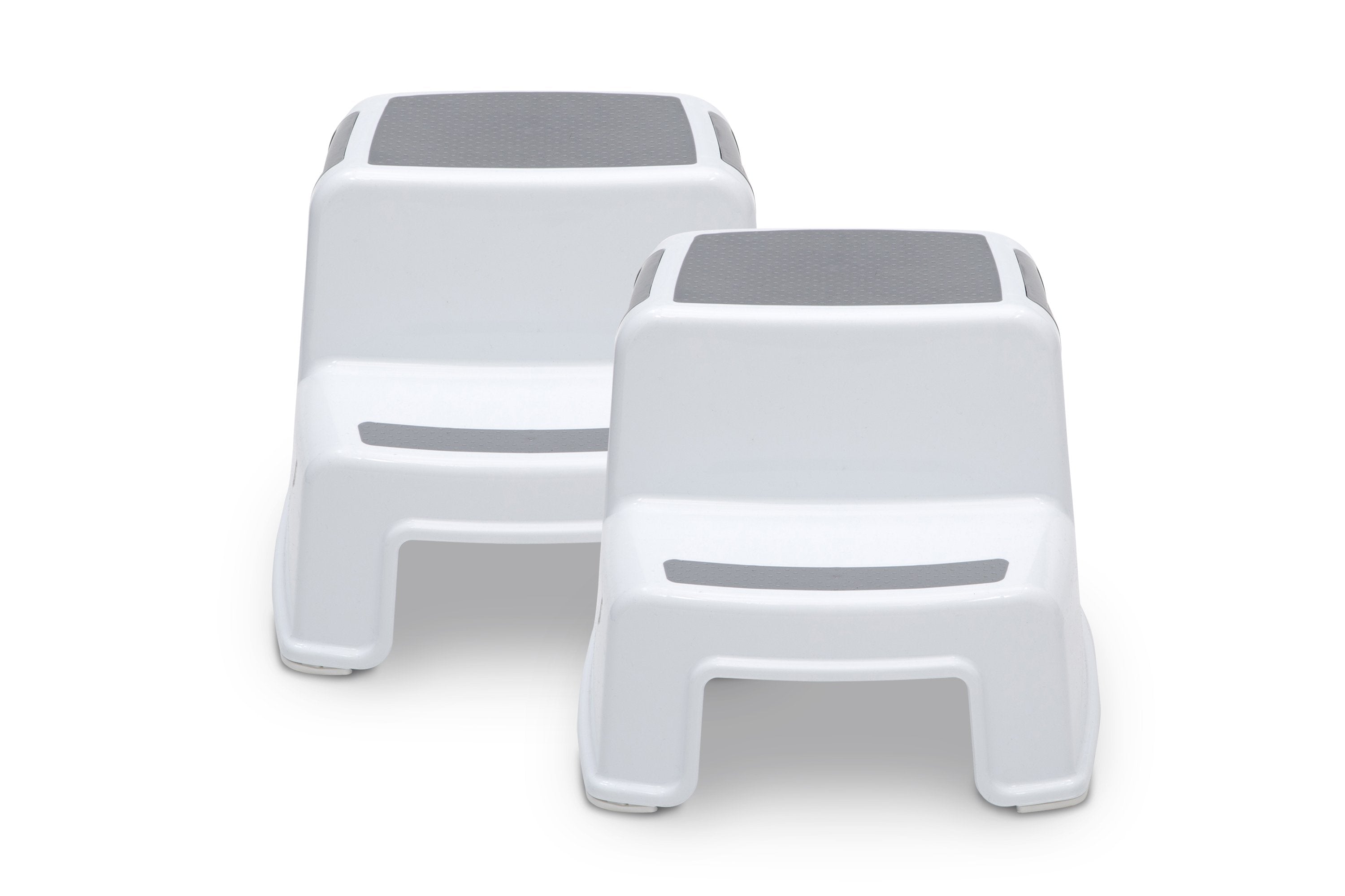 2-Pack Toddler Step Stool for Boys & Girls - Non-Slip Kids Bathroom Stool, Kitchen Helper Stool for Toddler Independence & Safety | Perfect for Bathroom, Kitchen & Playroom
