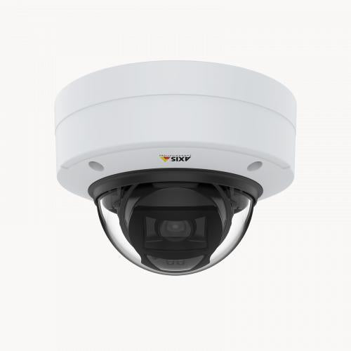 Axis Communications P3255-LVE 2MP Outdoor Security Dome Camera with Night Vision, IP66 Weatherproof - Ideal for Home Surveillance, Business Security & 24/7 Property Monitoring